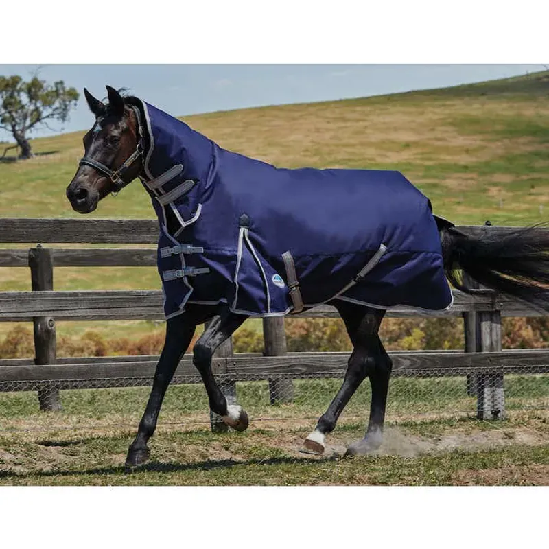 WeatherBeeta Heavy ComFiTec Essential Combo Neck in Navy/Silver/Red