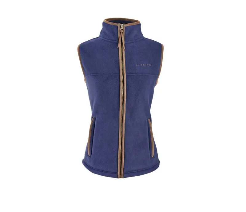 Aubrion Core Fleece Gilet in Navy