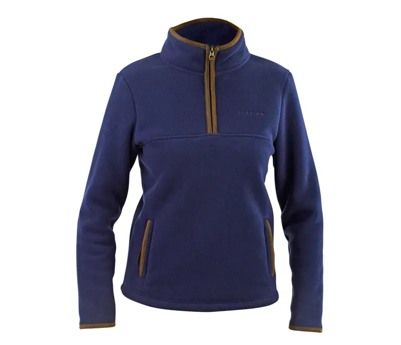 Aubrion Core Half Zip Fleece in Navy