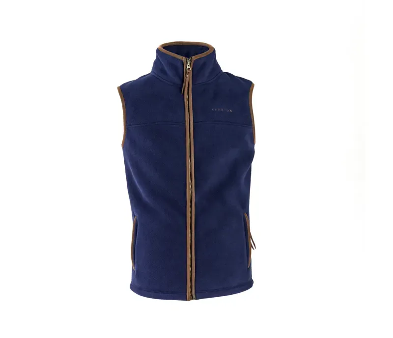 Aubrion Gents Core Fleece Gilet in Navy