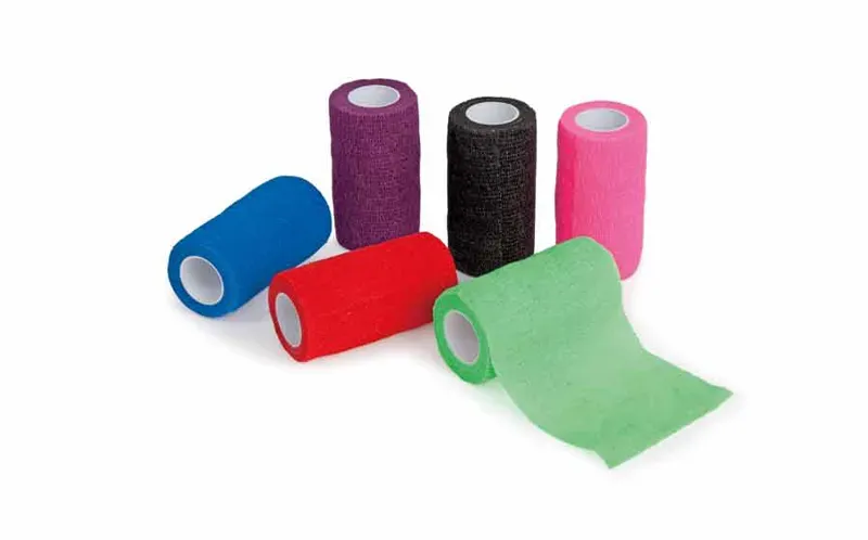 Shires Cohesive Bandage Mixed Colours x1 Roll