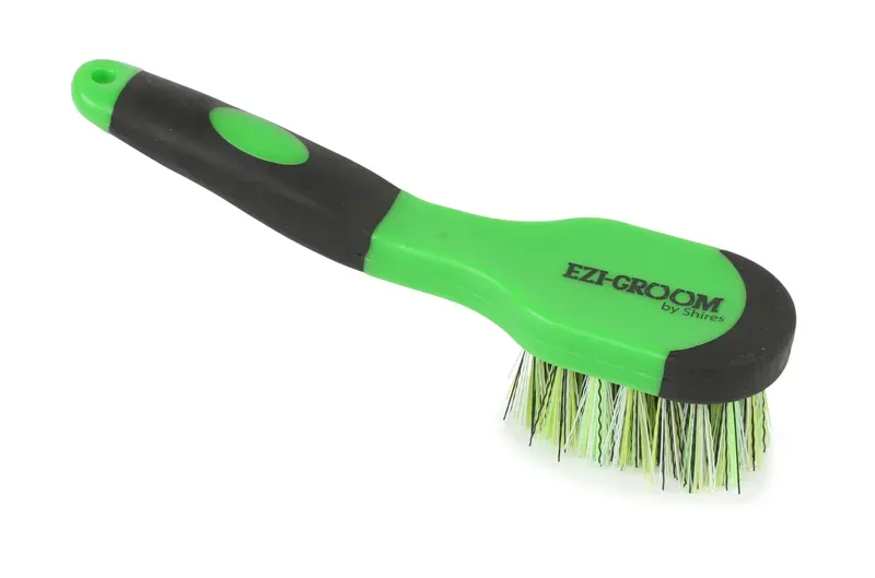 Ezi-Groom Grip Bucket Brush in Lime Green