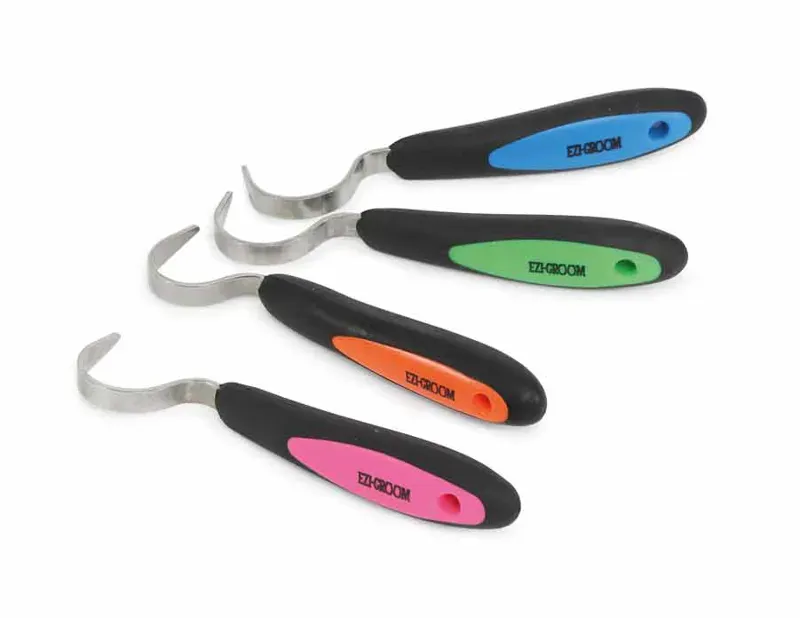 EZI-GROOM Grip Hoof Pick ORANGE one size-1