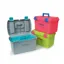 Ezi-Groom Two Tone Tack Box in Bright Pink