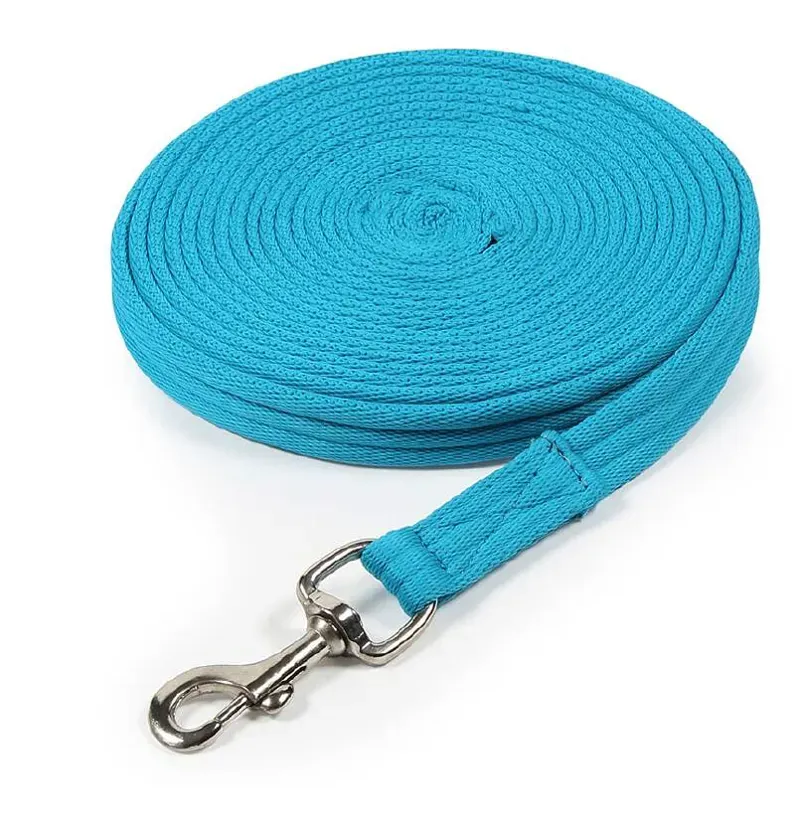 Shires ARMA Cushion Web Lunge Line In Blue 8m/26ft
