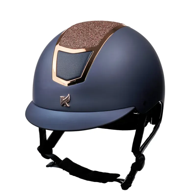 Karben Valentina Riding Hat Navy / Rose Gold-2