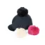 Shires One Size Switch It Pom Pom Hat Cover In Black
