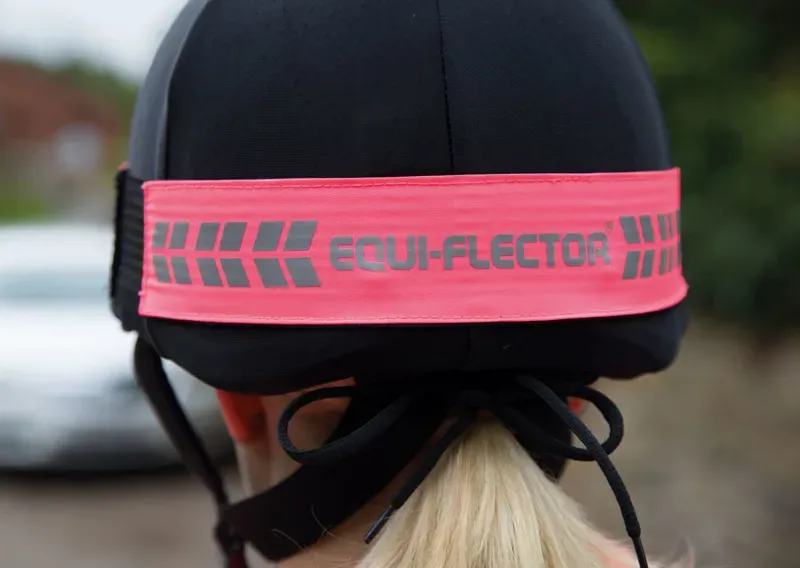 EQUI-FLECTOR Hat Band Pink one size