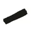 Hy Fur Fabric Nose Band Sleeve in Black