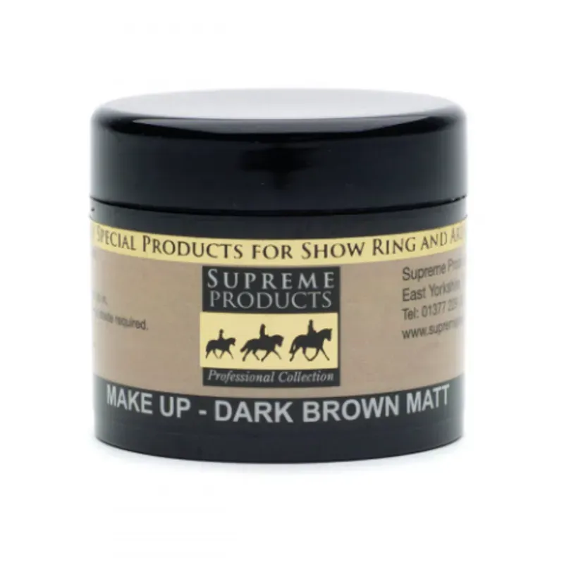 Supreme Products Matt Make Up in Brown