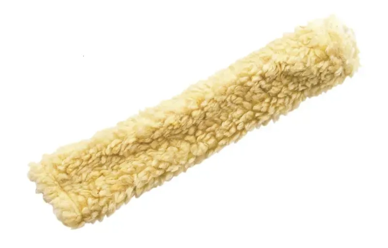 Hy Fur Fabric Nose Band Sleeve in Cream White