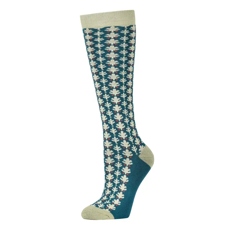 Dublin One Size Single Pack Socks in Green Leaf