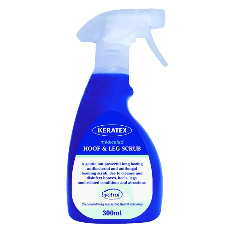 Keratex 300ml Medicated Hoof and Leg Scrub in Blue