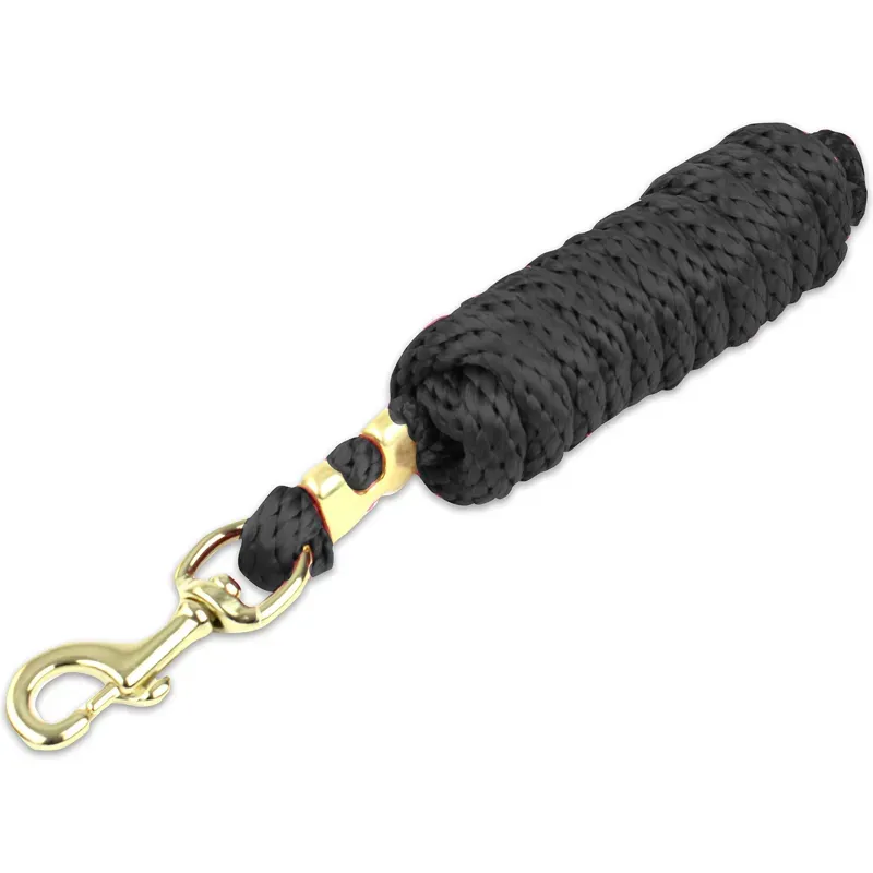 KM Elite 10ft Lead Rope in Black
