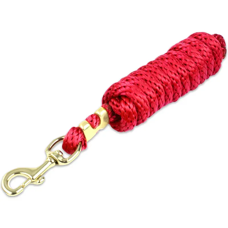 KM Elite 10ft Lead Rope in Red