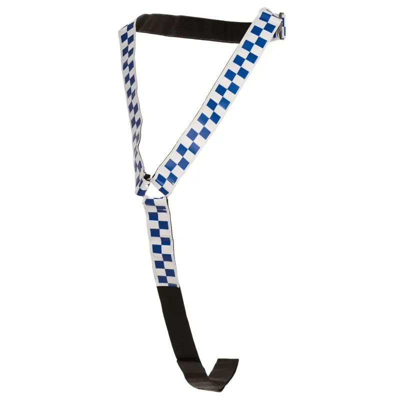 Equisafety Polite Neckband in Blue/White
