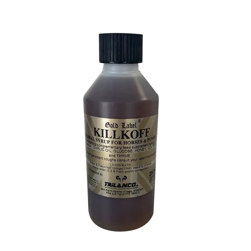 Gold Label 250ml Killkoff Herbal Syrup in Yellow