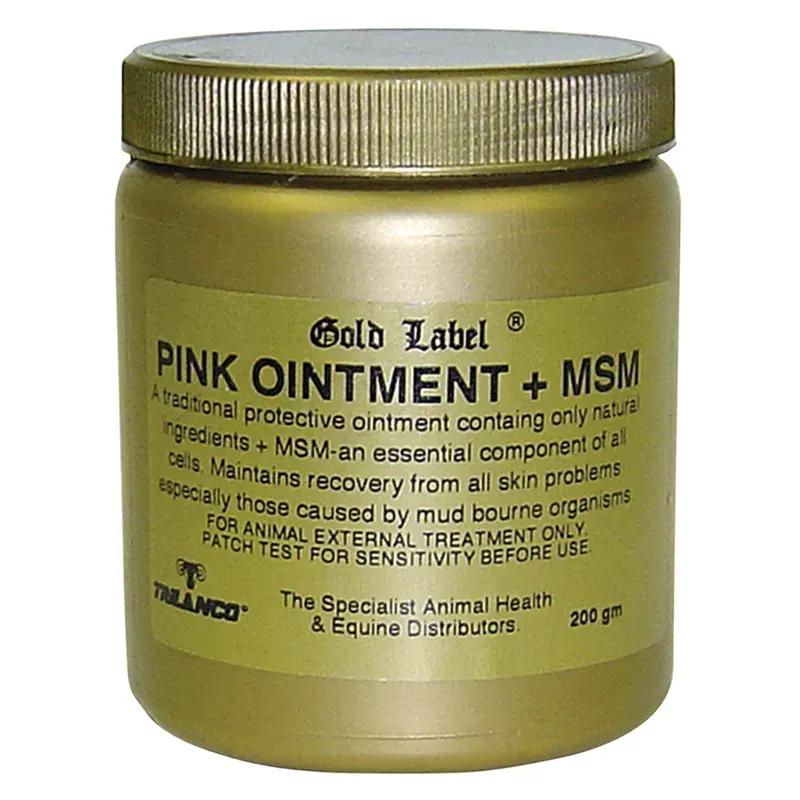 Gold Label 200g MSM Pink Ointment in Gold