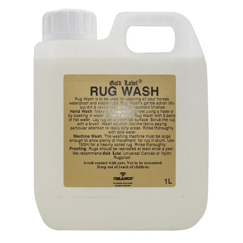 Gold Label 1lt Rug Wash in Gold