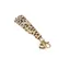 Aubrion One Size Tassel Keyring in Leopard Print