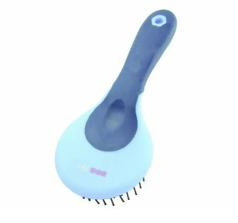 Hy Equestrian Pro Groom Mane and Tail Brush in Navy/Light Blue