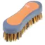 Hy Equestrian Pro Groom Face Brush in Navy/Orange