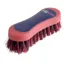 Hy Equestrian Pro Groom Face Brush in Navy/Red 