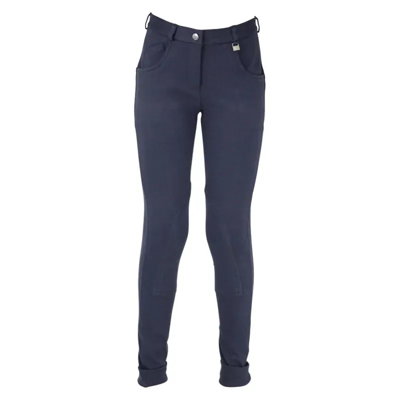Hy Equestrian Burton Children's Jodhpurs in Navy