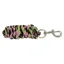 Hy Three Toned Lead Rope in Black/Pink/Green