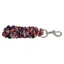 Hy Three Toned Lead Rope in Grey/Red/Navy/Orange