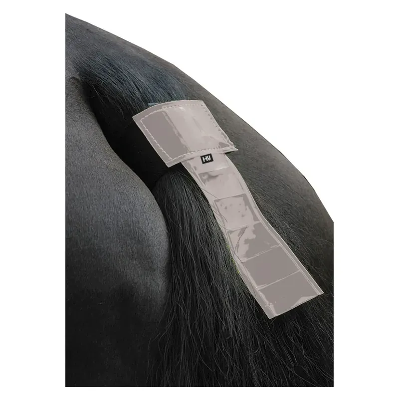 Hy Equestrian Silva Flash Reflective Tail Band in Reflective Silver