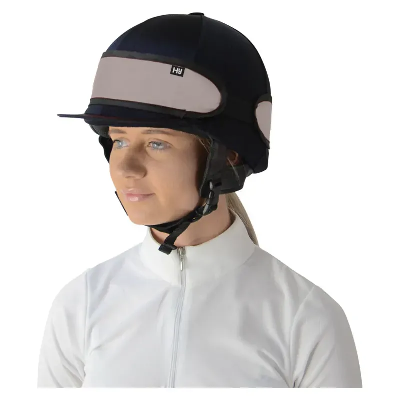 Hy Equestrian Silva Flash Reflective Hat Band in Reflective Silver