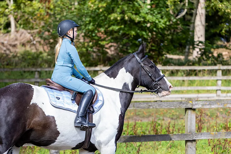 Woof Wear Young Rider Pro Tights Mineral Blue-1