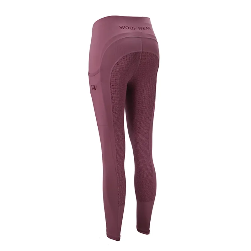 Woof Wear Young Rider Pro Tights - Rose