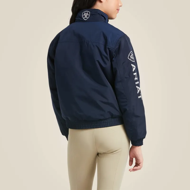 Ariat Kid's Insulated Stable Jacket - Navy-2