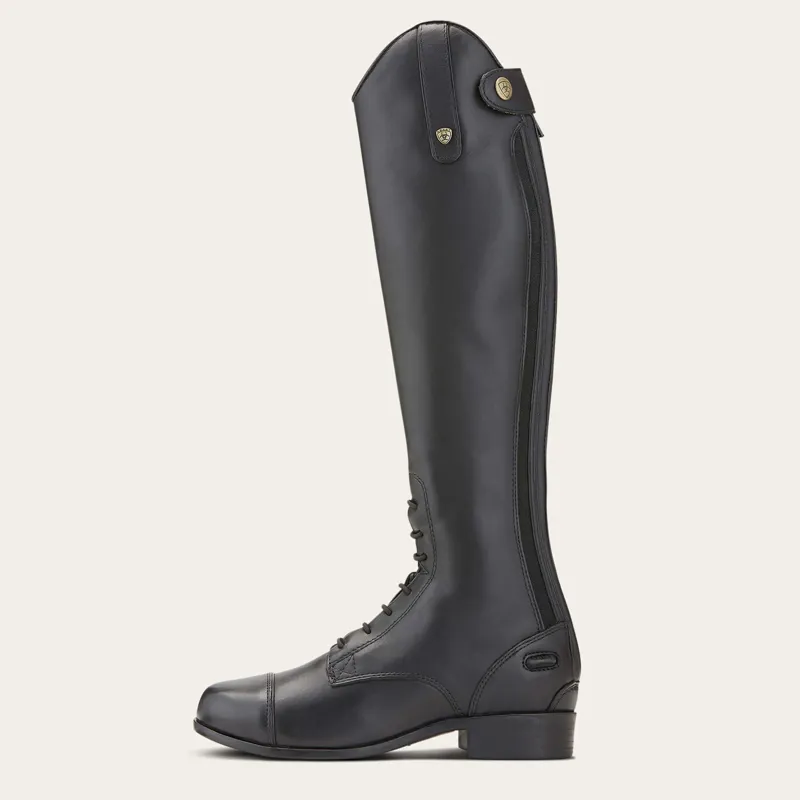 Ariat Kid's Heritage Contour Field Zip Tall Riding Boot Black-1