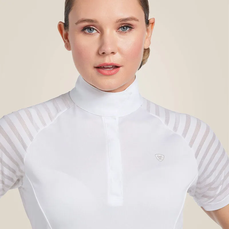 Ariat Womans Aptos Vent Show Shirt - White-2