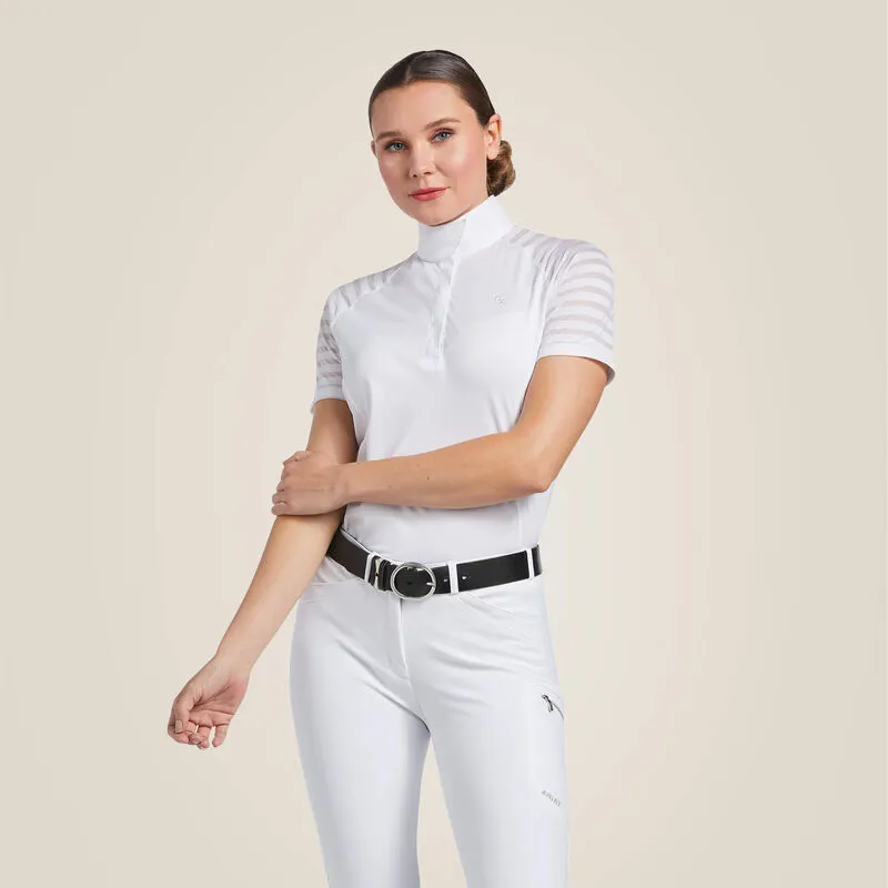 Ariat Womans Aptos Vent Show Shirt - White