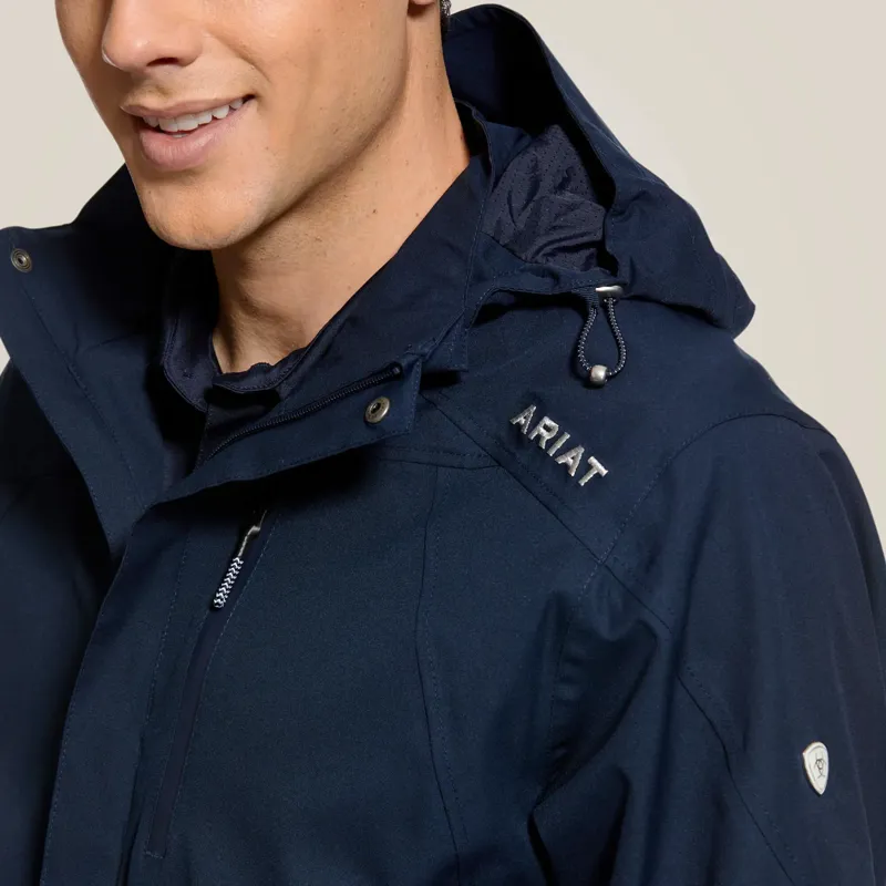 Ariat Men's Coastal Waterproof Jacket Navy-6