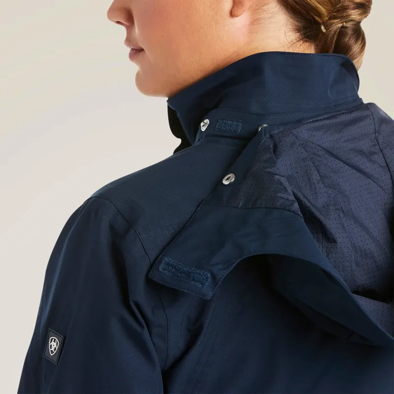 Ariat Women's Coastal Waterproof Jacket Navy-3