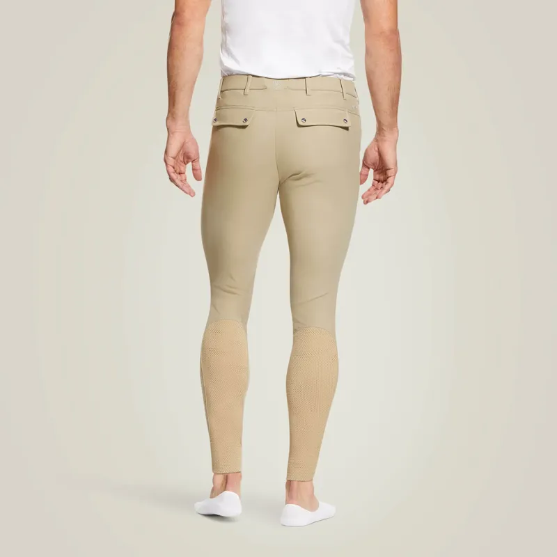 Ariat Mens Tri Factor Knee Patch Breech - Tan-2