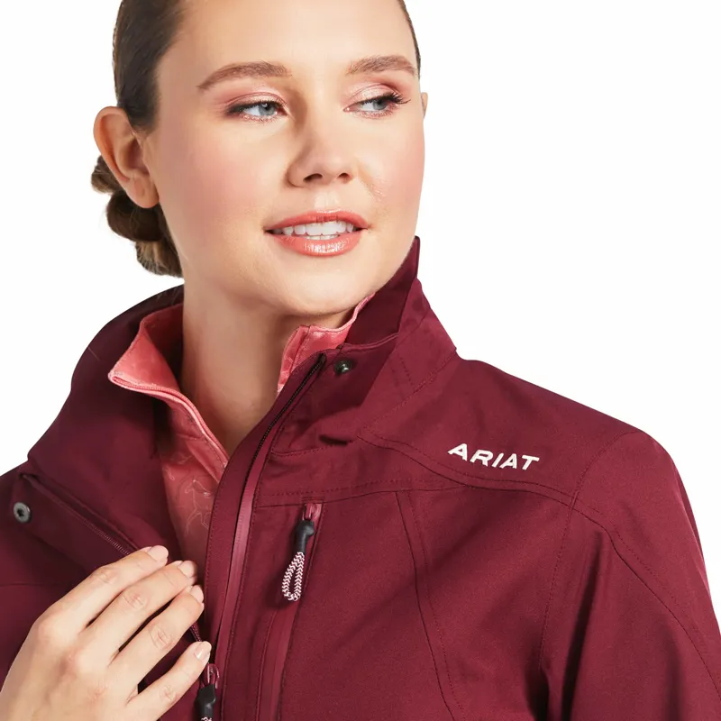 Ariat Womens Coastal H2O Jacket Zinfandel-1