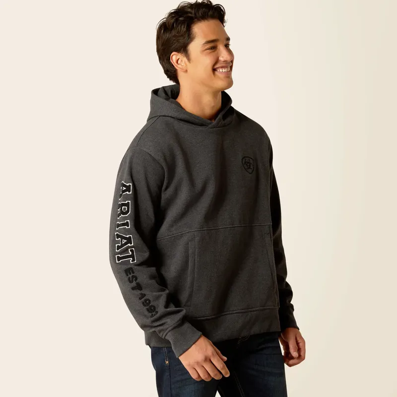 Ariat Men's Rabere Hoodie - Charcoal-2
