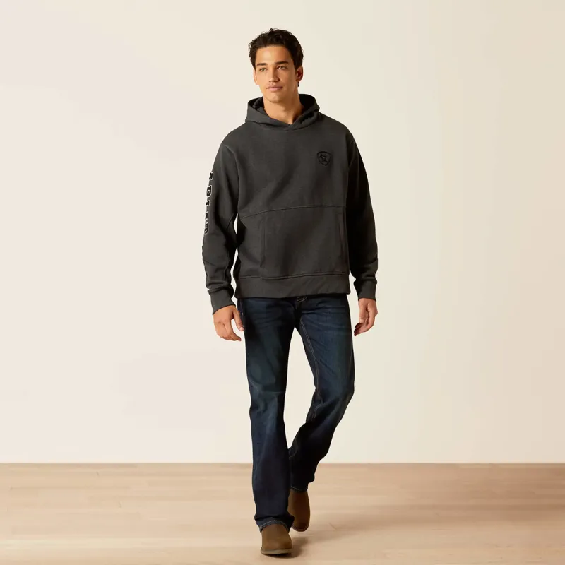 Ariat Men's Rabere Hoodie - Charcoal-3