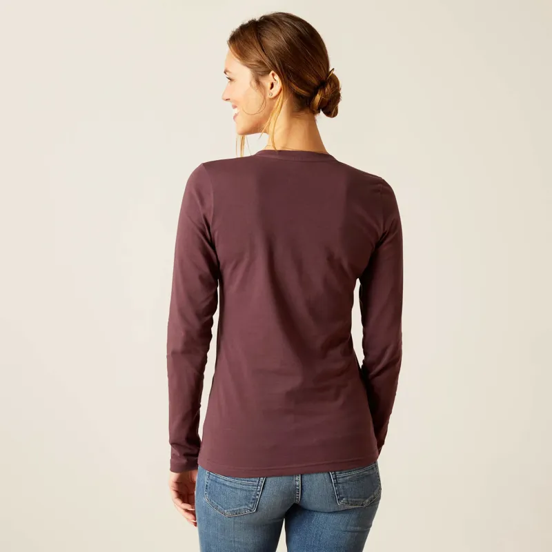 Ariat Women's Glitz T-Shirt Huckleberry-3