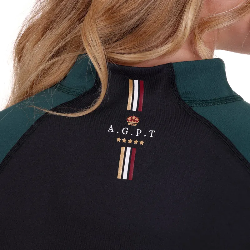 Aubrion Team Short Sleeve Base Layer in Black-4