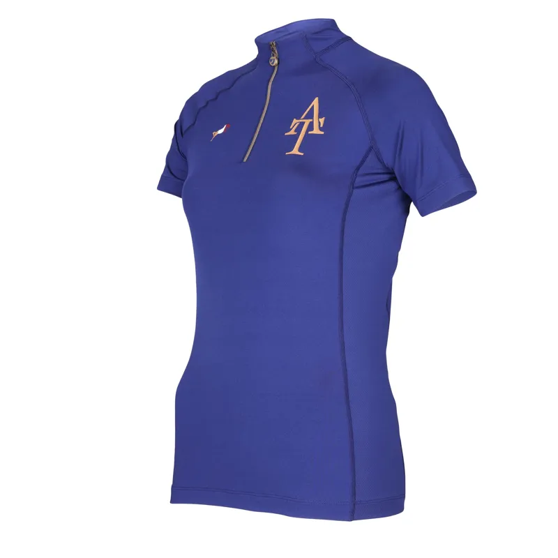 Aubrion Team Short Sleeve Base Layer in Navy-2