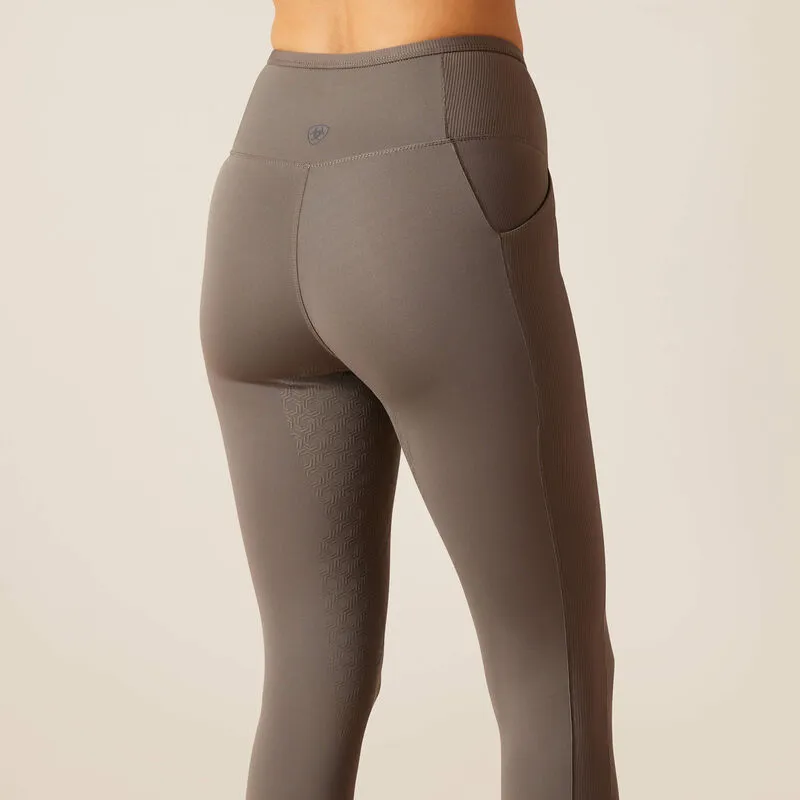 Ariat Eos Chic Half Grip Riding Tights Plum Grey-4