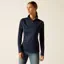 Ariat Womens Sunstopper 3.0 BaseLayer Navy Dot 