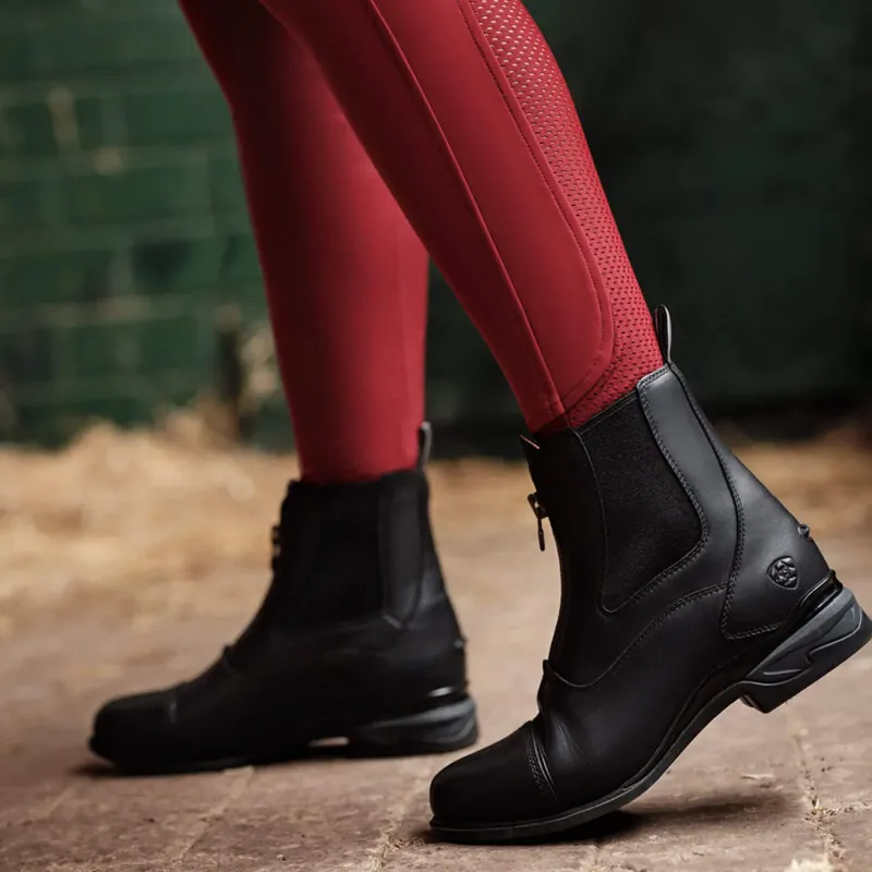 Ariat Devon Zip Paddock Boot - Black-7